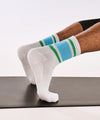 Active Stores - MOVEACTIVE MEN'S CREW NON SLIP GRIP SOCKS - NORDIC STRIPE - MOVEACTIVE