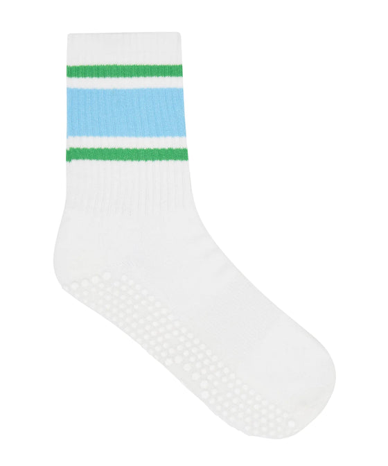 Active Stores - MOVEACTIVE MEN'S CREW NON SLIP GRIP SOCKS - NORDIC STRIPE - MOVEACTIVE