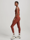 Active Stores - Varley - Let's Move Rib High Legging 25 Smoked Paprika - Varley