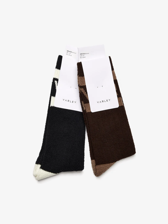 Active Stores - Varley - Spencer Sock Black/Egret - Varley