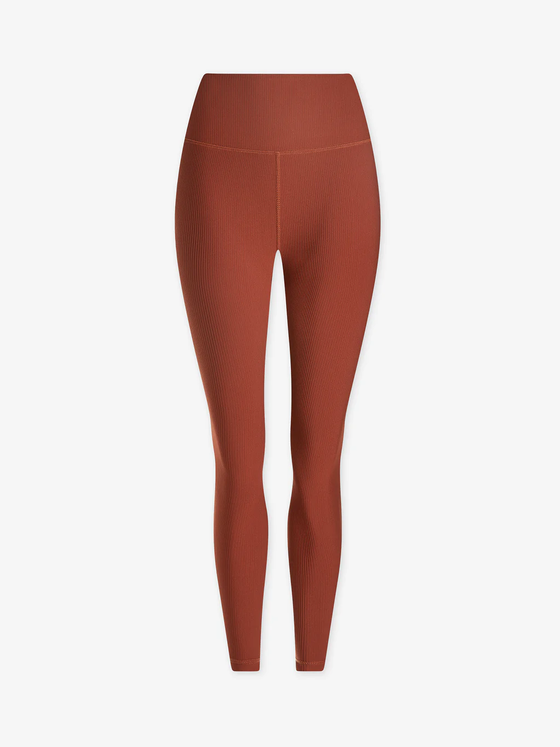 Active Stores - Varley - Let's Move Rib High Legging 25 Smoked Paprika - Varley